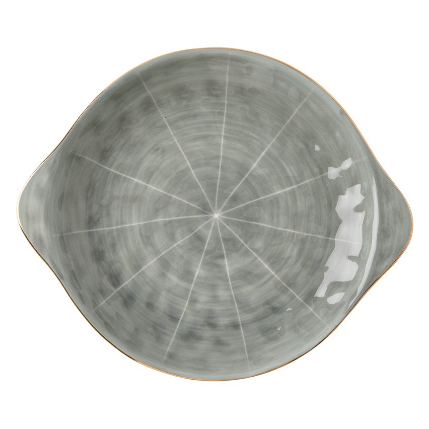 Tazón y plato traje nórdico borde dorado luz lujo vajilla de cerámica hogar moderno simple plato palillos gran tazón sopa combinación