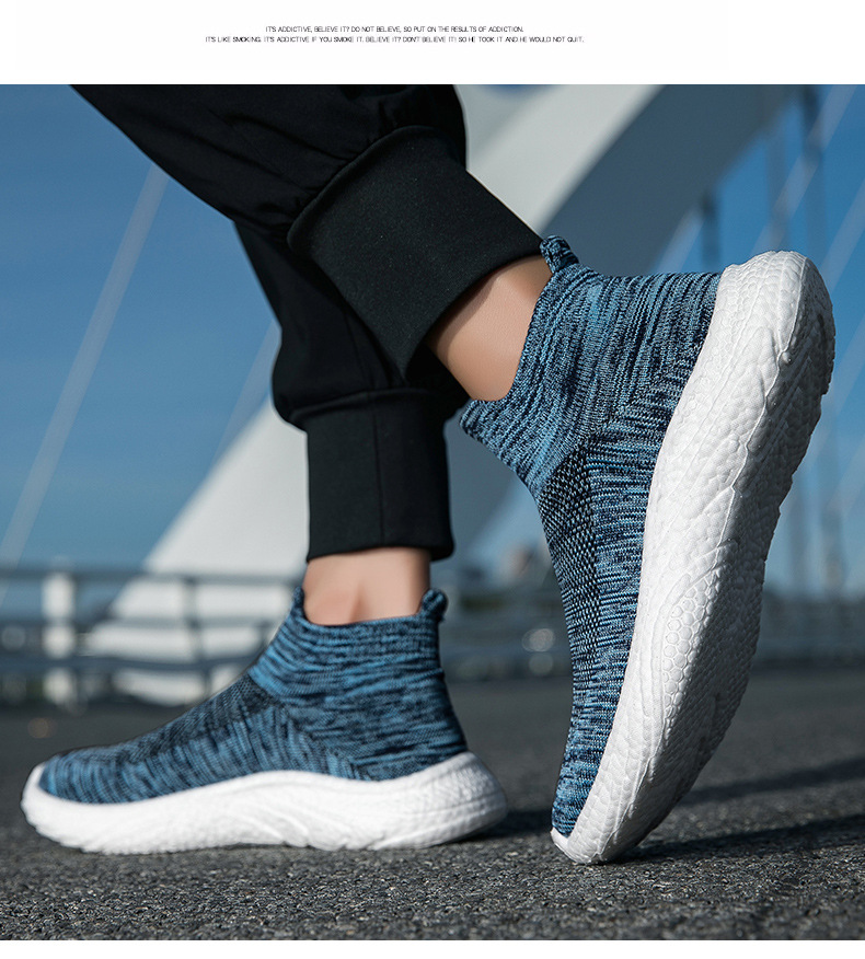 's New Men's Shoes For Autumn Are Breathable Sports Shock-absorbing Couple's Shoes, Mesh Casual Slip-on Loafers,_vogvips.com