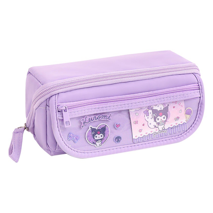 Sanrio coolomi Prisma caja de lápices para niñas de secundaria Nueva gran capacidad de alto aspecto lindo caja de lápices caja de papelería