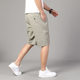 Men's Summer New Arrival Shorts Hong Kong-style Retro Multi-pocket Breathable High-cut Pants Loose Straight Beach Pants