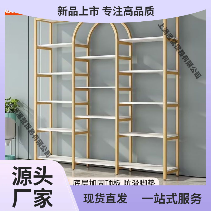 收藏3二货架展示柜22甲油胶人展示架置物架轻奢美甲美容院产品