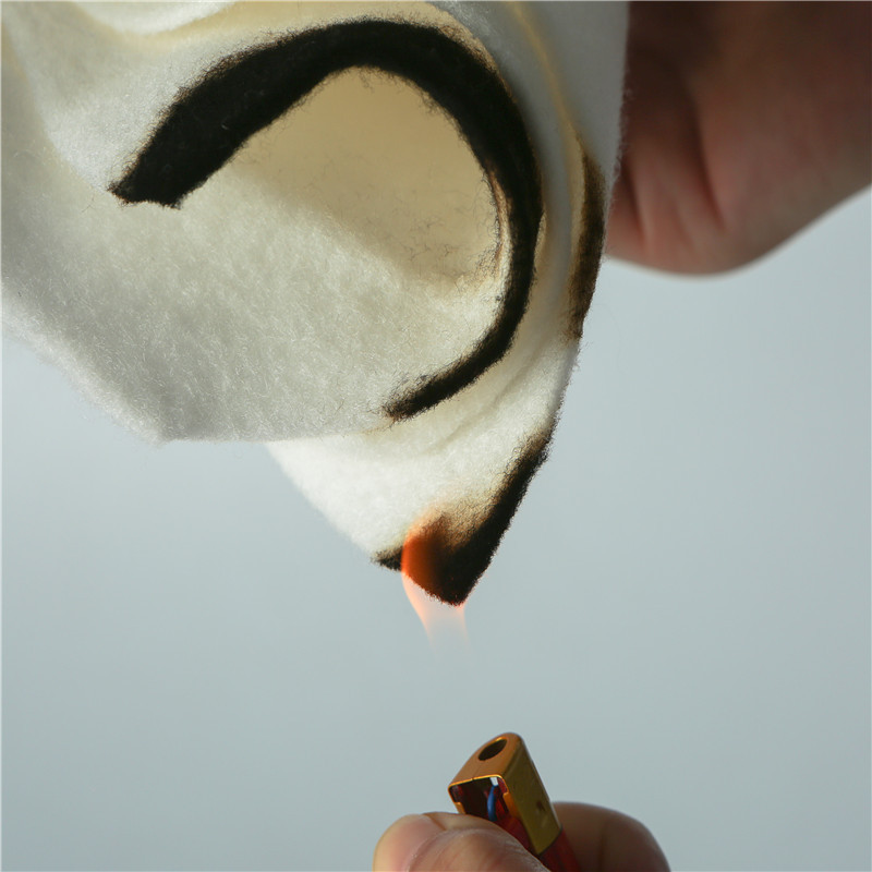 【阻燃棉粘胶纤维】家纺床垫出口用白色针刺棉阻燃粘胶无纺布