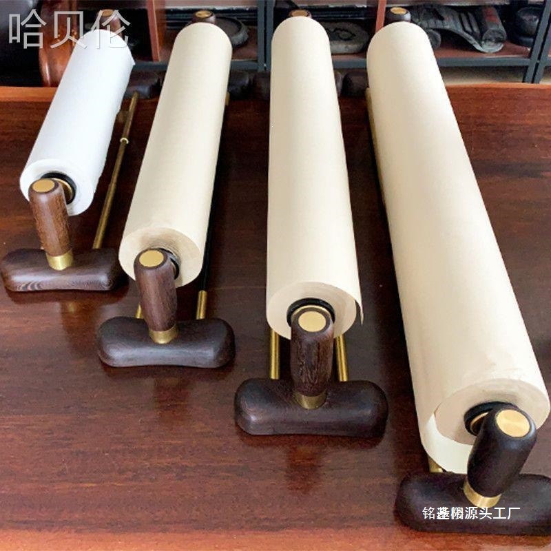 书法纸天子卷纸架书道书画宣纸长卷宣纸架架实木