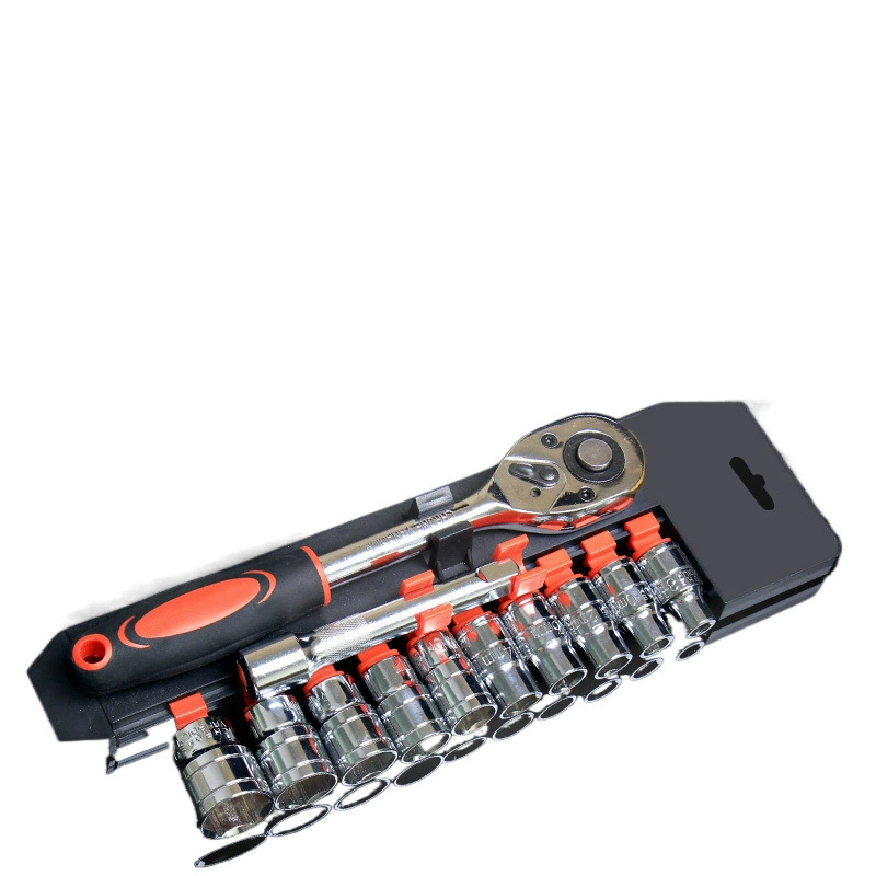 Universal wrench, gloves, hexagonal fast tubular collar, tools set