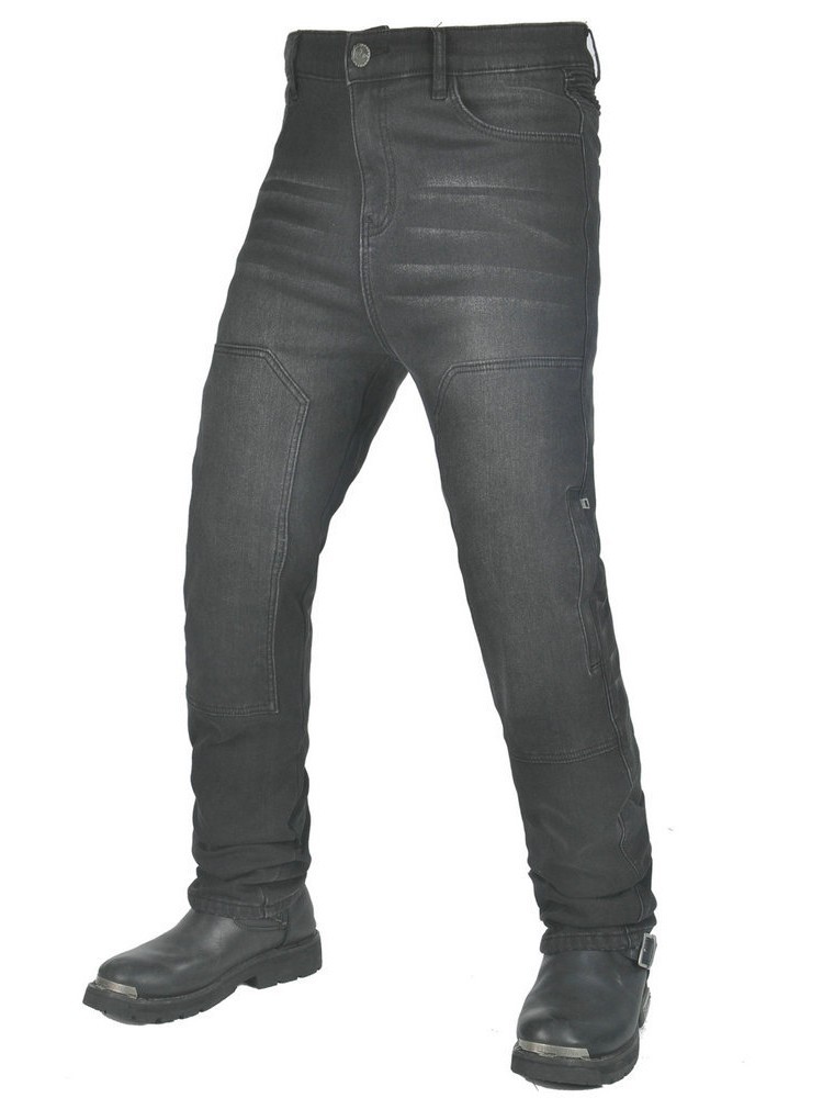 VOLERO jeans de motocicleta hombres y mujeres herramientas americanas ociosas locomotora elástica retro paseo a través de la carretera pantalones anticaídas