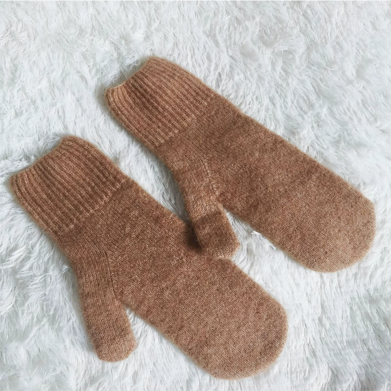 Осень и зима шерсть Теплый холод-доказательство перчатки Все-Матч сплошной Цвет зима теплый палец шерсть вязаные перчатки