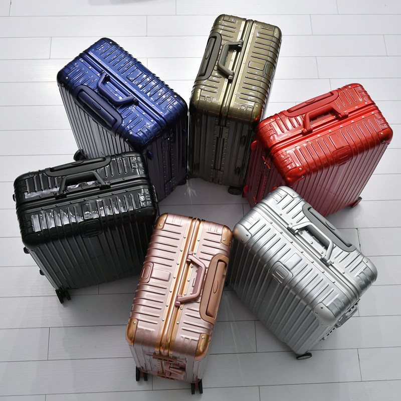 [Drop Shipping] Yuluxing Anti-Scratch Aluminum Frame Trolley Suitcase Suitcase 20/22/24/26/ 29inch