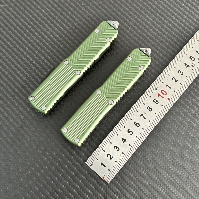 跨境热销微技术UT90航空铝合金绿色柄 CNC刀鞘EDC户外配件刀柄