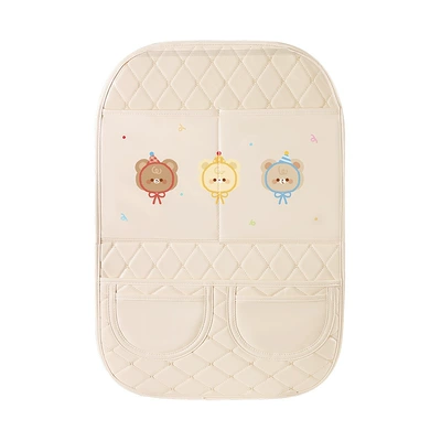 Back Storage Bag Cartoon Cute | Chair back anti-kick pad