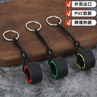 定制PVC软胶轮胎钥匙扣小车装饰汽车配件礼品厂家小礼 品批发