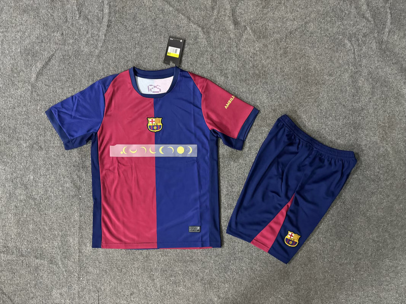 2526童装足球服俱乐部FC弗拉门戈曼城热刺巴塞皇马足球服套装球衣|undefined