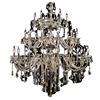 Cristal ceiling lamp for living room, candle for country house, European style