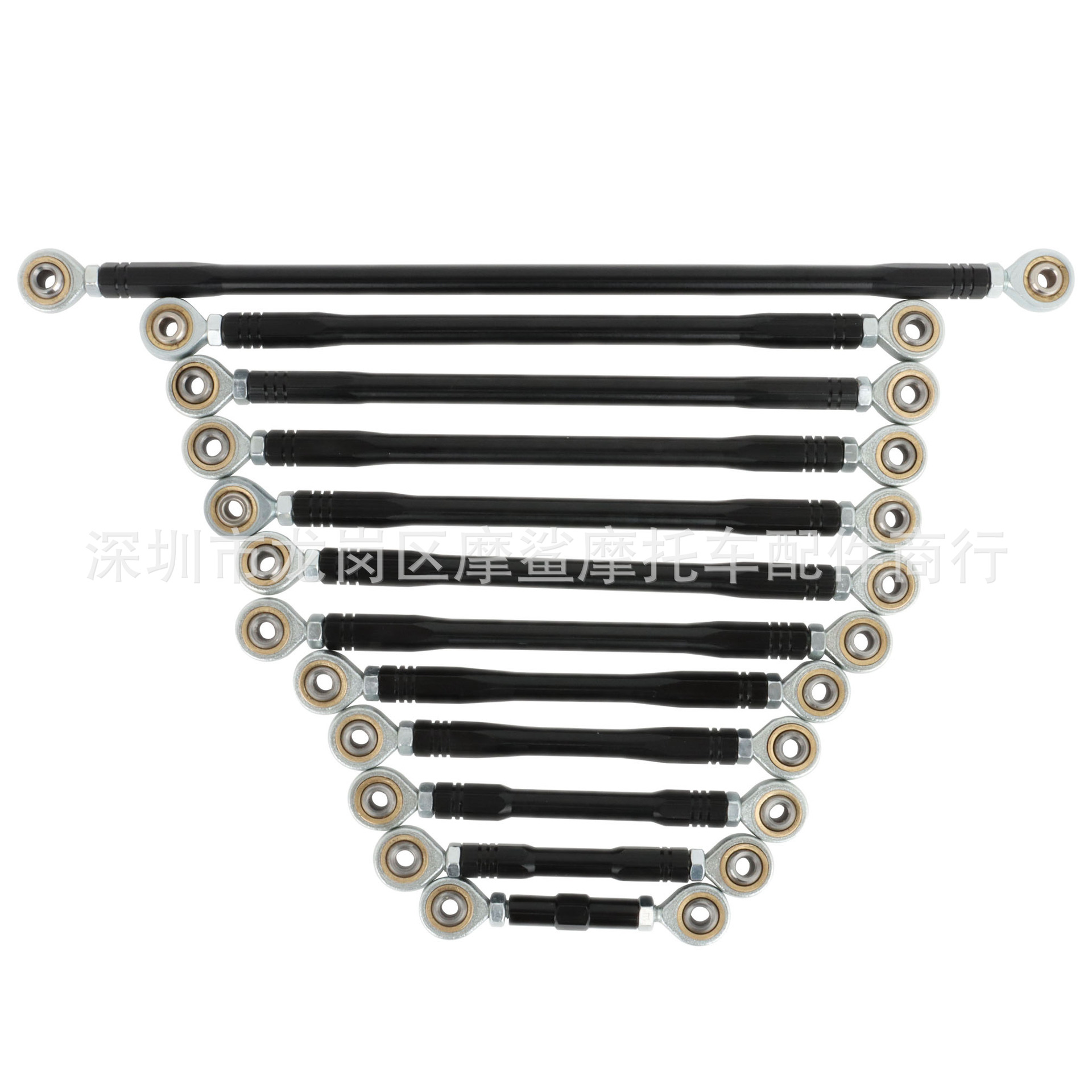 Motorcycle modification accessory CNC aluminum transition connection connection rod change gear shift rod shifting connecting rod 40-280mm 2