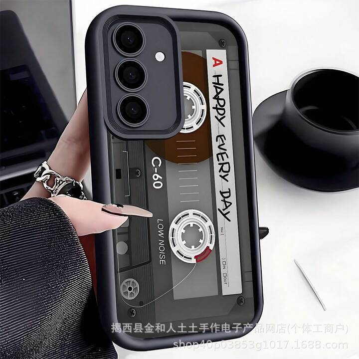 Suitable for Samsung S26Ultra Recording Tape S25 A36 Sky Eye Ladder Silicone Anti-Fall Protective Case A06/A17 Suitable for Samsung S26Ultra Recording Tape S25 A36 Sky Eye Ladder Silicone Anti-Fall Protective Case A06/A17