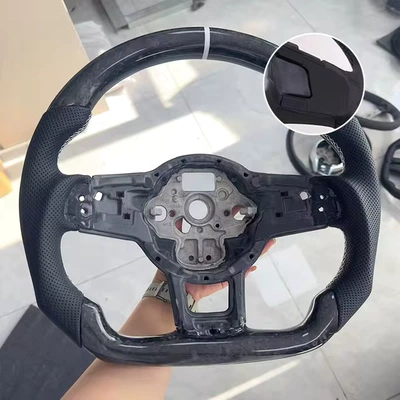Suitable for Volkswagen MK7 Steering wheel - white-non-porous