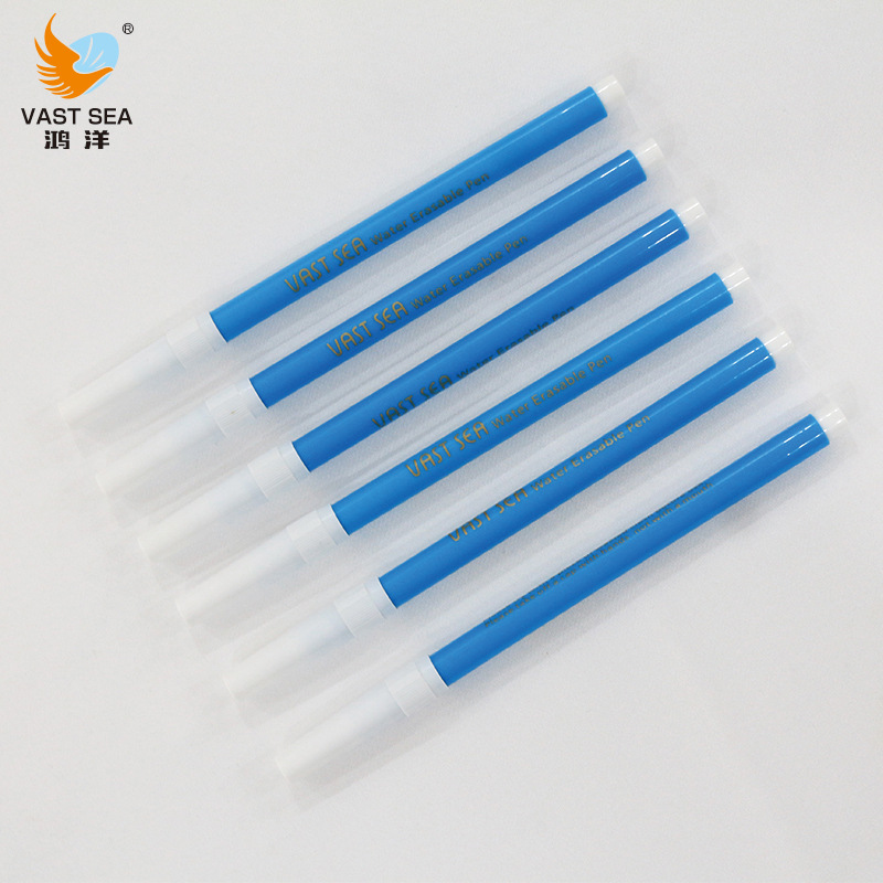 鴻洋牌長杆單頭水洗筆水消筆服裝家紡遇水即溶臨時記號定位標記筆