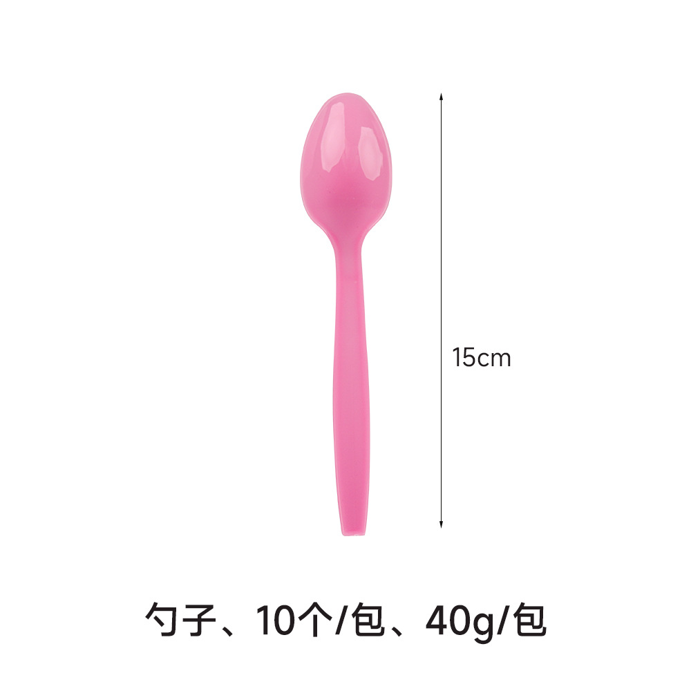 Cucharas rosas 10 paquetes 1