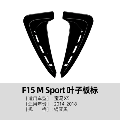 Big Surrounded – Rear Lip, Side Skirt Modification - fender-label-piano-black