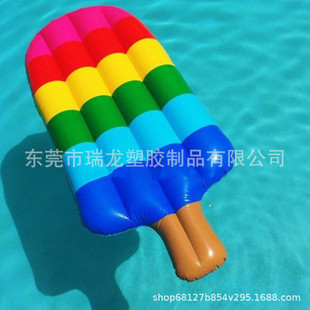 Inflatable Popsicle Floating Row Pvc Inflatable Colorfulful Ice Cream Floating Bed Ice Cream Floating Row