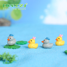 苔藓微景观饰品  情侣鸭  公仔 DIY组装摆件盆景新奇创意手工