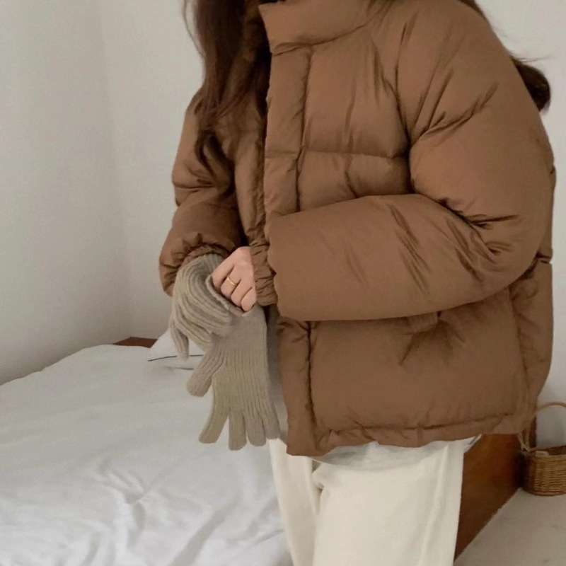 純色の手袋の冬の女性のタイプは携帯電話のタッチパネルの毛糸のメリヤスを指します。|undefined