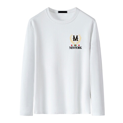 Long-sleeved T-shirt for men, 2024 autumn new arrival, Korean style, plus-size trendy men's long-sleeved base T-shirt, special offer, cross-border.