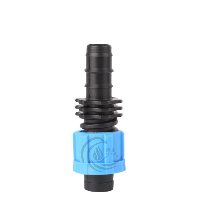 Φ 16mm correa de riego por goteo para girar 16 PE tubo de bloqueo a través de inserción interna tipo parche accesorios de correa de riego por goteo al por mayor image 6