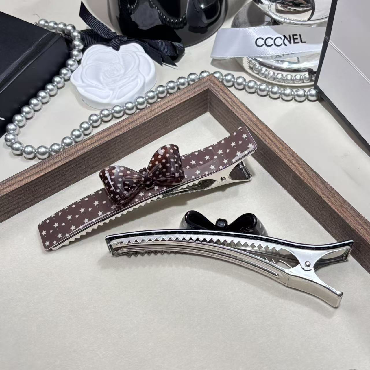 Acetate Original Hair Clip Premium Edge Clip Delicate Luxury Girl Hair Pin Korean Style Butterfly Back Head Duck Bill Clip