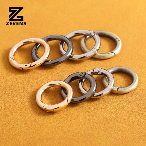 Spring split ring round buckle round ring spring buckle key ring buckle handmade diy wallet key luggage hardware accessories