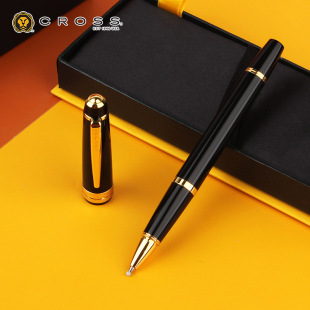 Gaoshi Cross Ballpoint Pen Bailey Light Gold Clip Business Office Signature Pen 0.5mm Gift Box Set