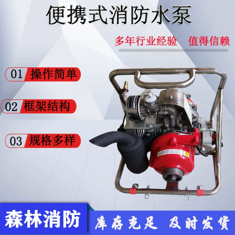 Пожарный насос высокого давления Pai Rong для тушения лесных пожаров, горизонтальный, с релейным управлением, центробежный, с электрическим запуском, напор 4000 м