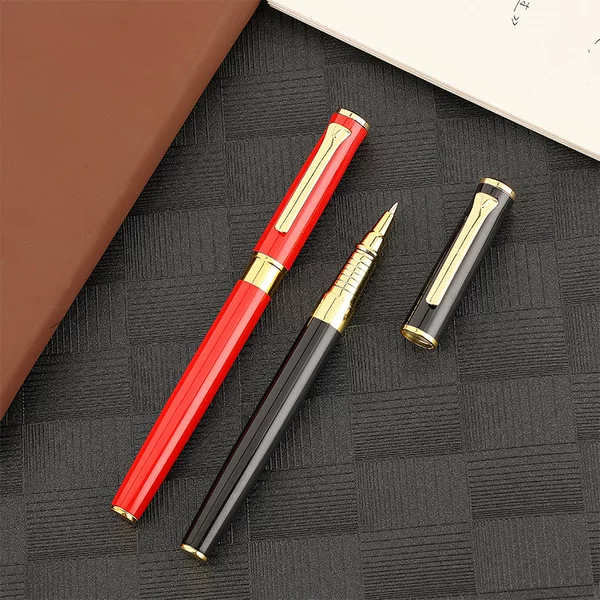 In stock Metal Ballpoint pen signature pen gel pen advertising gift business pen can print logo metal pen batch