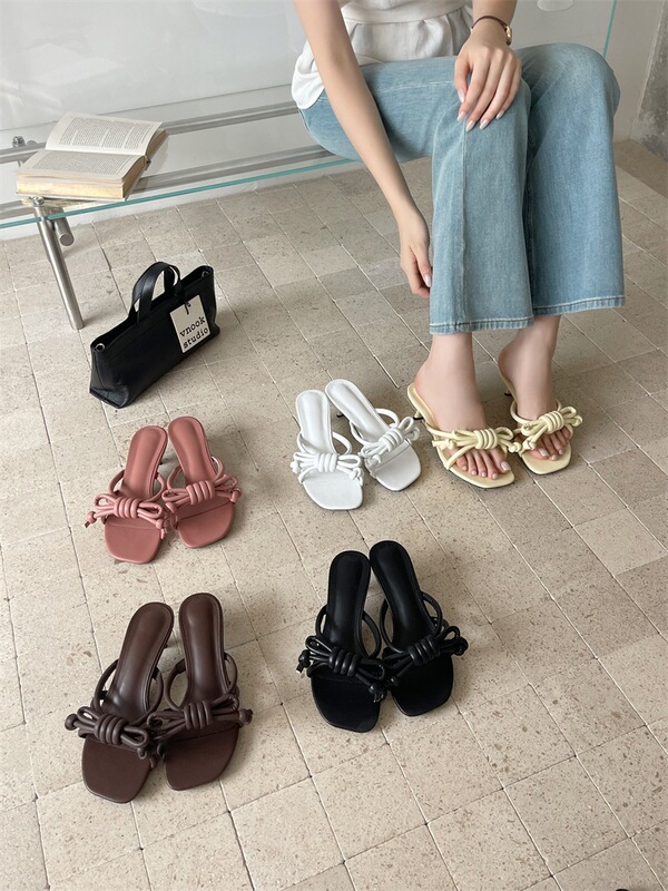 2026 New Style Slip-On High-Heeled Sandals and Slippers for Women 2026 New Style Slip-On High-Heeled Sandals and Slippers for Women
