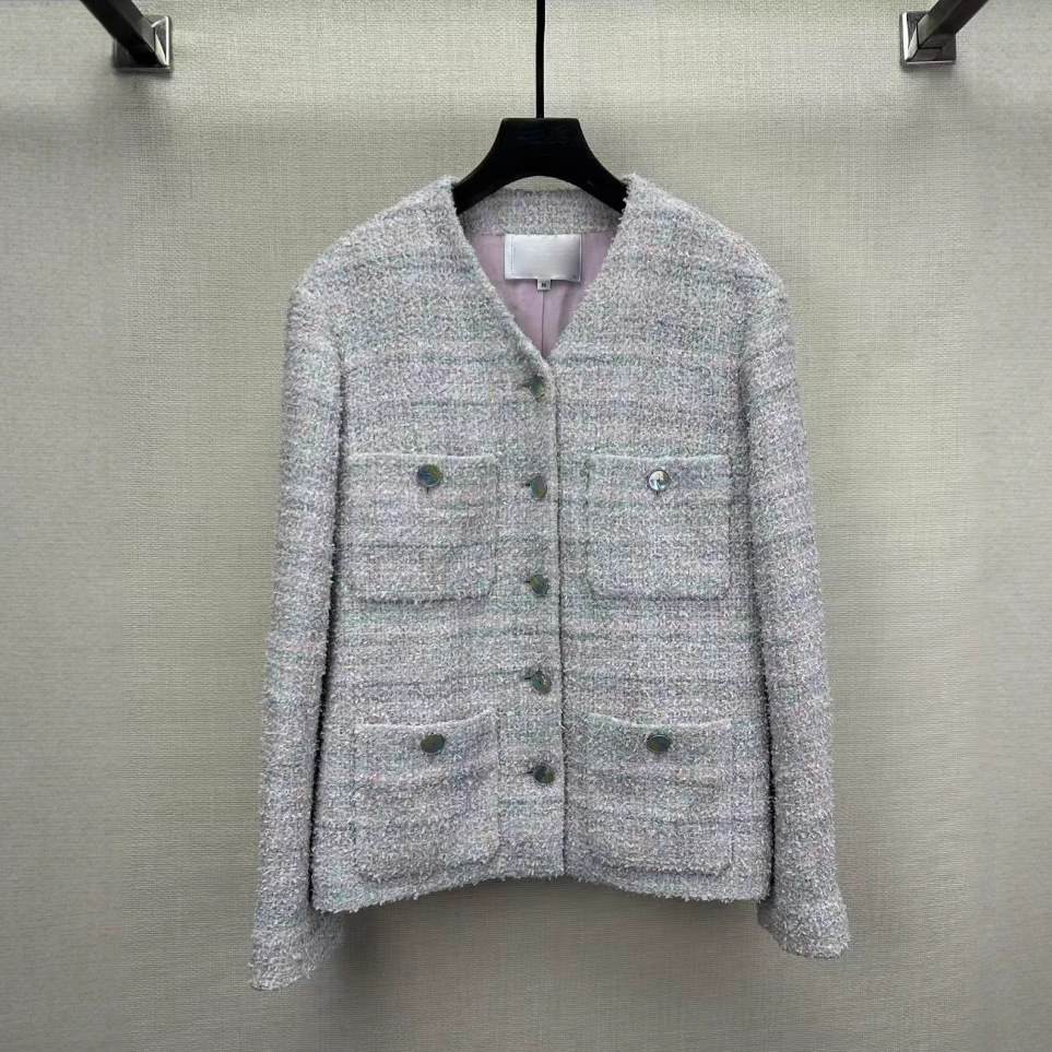 European Station 2025 Early Spring New Socialite Style Versatile Age-Reducing Slimming Tweed Jacket Women's Top