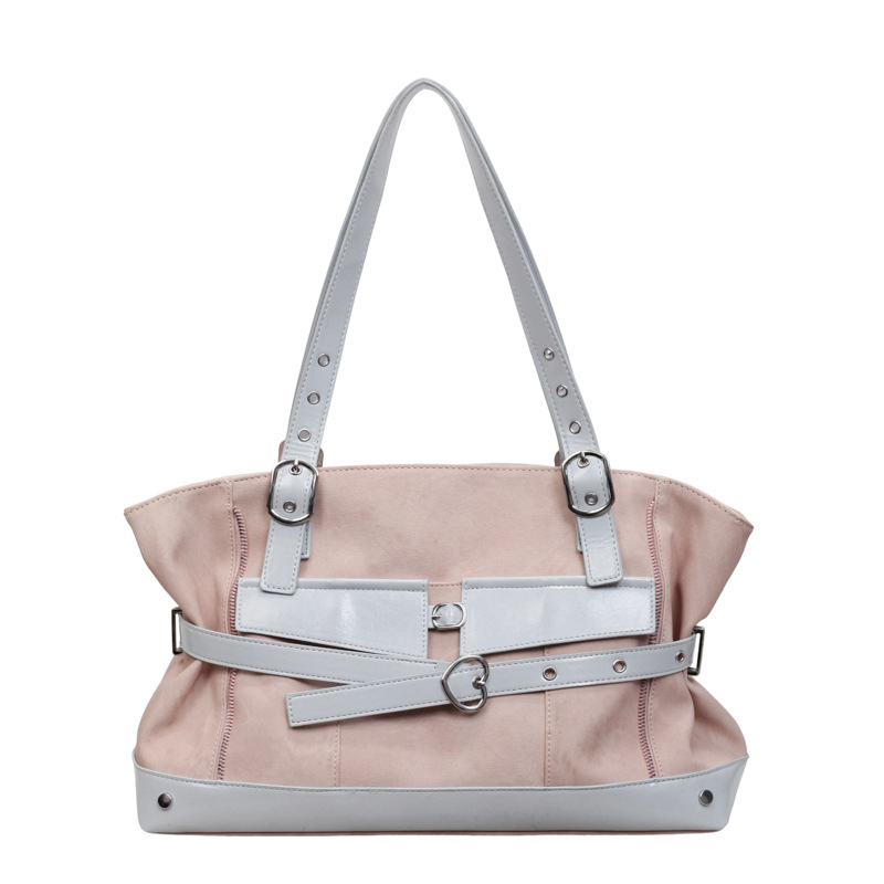 Bolsa de motocicleta de chicas calientes retro para mujeres 2026 verano nuevo nicho de lujo ligero bolso de hombro de brazo bolso de viaje transfronterizo