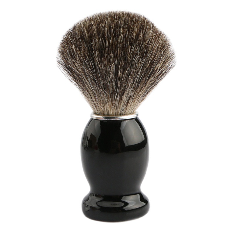 Cepillo para barba de hombre aprobado por la fábrica, cepillo de afeitar de pelo mixto de animales, herramienta de afeitado para hombre, cuidado del cabello