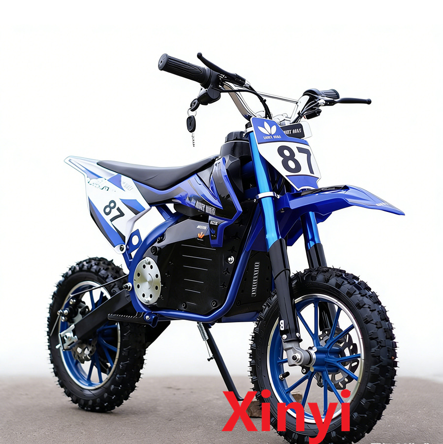 Vehículo eléctrico todoterreno para niños, motocicleta eléctrica de 36V500W, vehículo eléctrico de 2 ruedas con ruedas grandes de 10 pulgadas