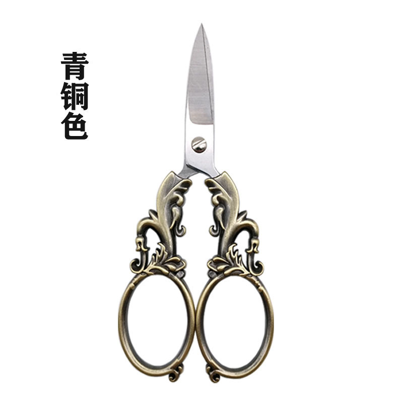 Tijeras pequeñas de acero inoxidable, tijeras retro, tijeras de ciruela, tijeras de cejas, tijeras de coser, tijeras de bordado, tijeras de punto de cruz, comercio electrónico transfronterizo