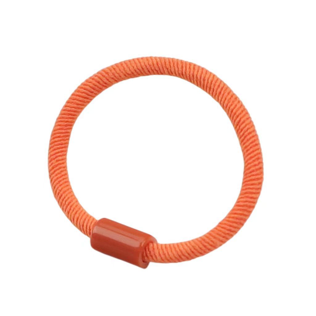 Banda de pelo básico cuerda de pelo de hilo elástico accesorios de pelo de color no lastiman el pelo y no envuelva el pelo bebé alta banda de goma elástica banda