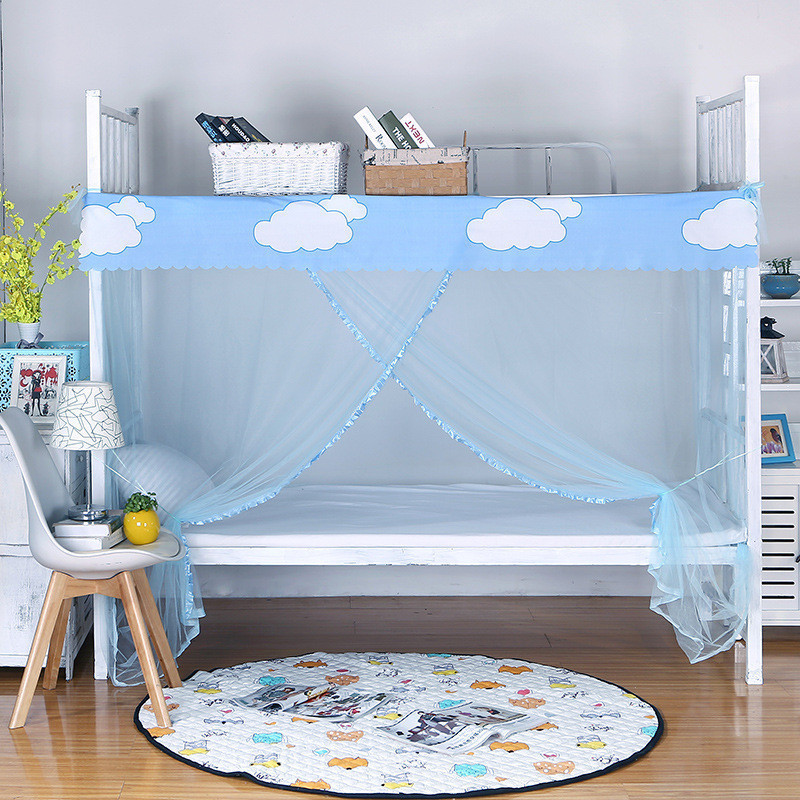 Bedroom Dormitory Tent 1.5 Bunk Bed Zipper Article 1 Dormitory Dustproof Top Household Mosquito Net M1.2 Large