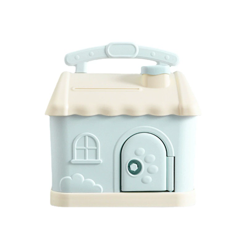 Фабрика Прямой Чистый красный Копилка Творческий мультфильм милый маленький дом доступ пластиковая Копилка