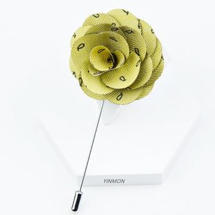 Brooch three-dimensional flower Camellia New brooch suit men's and girls' accessories flower meeting corsage magnet