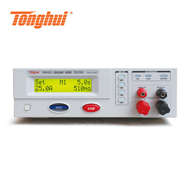 代理同惠TH9403程控接地电阻测试仪电流3-30A耐电压气安规仪