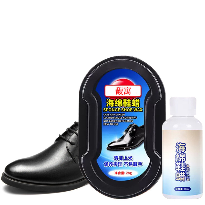 Double-Sided Sponge Shoe Cleaner Leather Care Shoe Wax Shoe Polish Colorless Shoe Polish Stain Remover Magic Tool for Shoes White Shoes Shoe Use