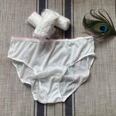 Women's disposable triangle underwear wholesale sterile interest-free travel portable single piece polyester-cotton underwear