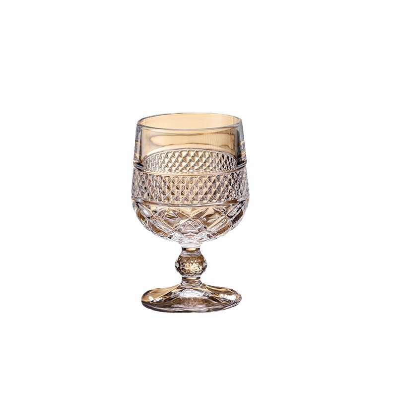 Copa de vino extranjera hogar Luz de lujo de alto grado de cristal whisky de alto grado estante de copa de vino tinto de alta gama taza de brandy de patas cortas