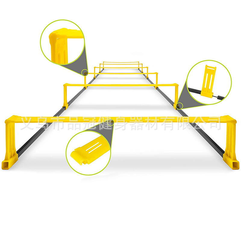 Entrenamiento de fútbol Escalera ágil Escalera ágil multifuncional de doble uso Escalera de salto Escalera sensible Escalera de cuerda Escalera de entrenamiento sensible