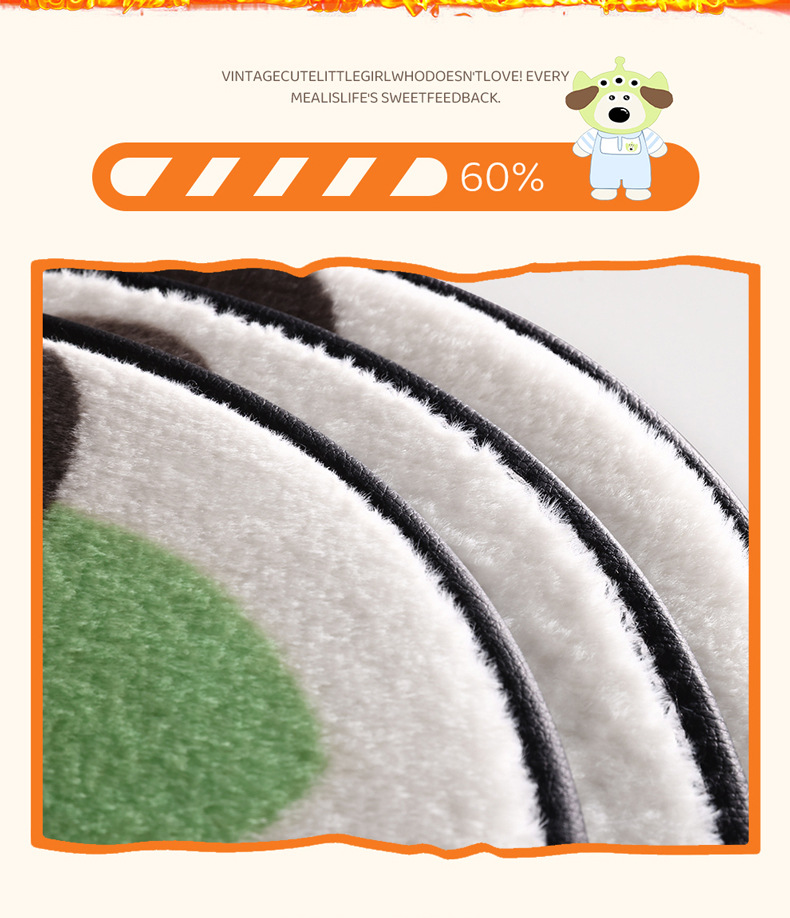 S023 Stuffed Cute Dog Cushion Little Monster Car Headrest Cute Cartoon Car Cushion Neck Pillow Cute