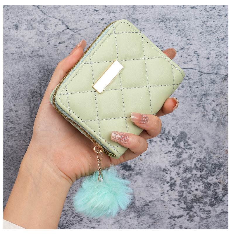 All Seasons Season Women's Gender Women's Solid Color Pu Leather Zipper Wallets