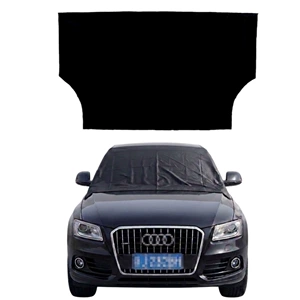 600D Oxford cloth car snow cover, anti-frost and anti-snow shield, front windshield sunshade, anti-freeze magnetic snow shield